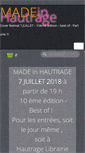 Mobile Screenshot of madeinhautrage.be